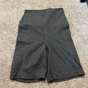Grey Biker Shorts